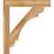 Ekena Millwork Olympic Block Rough Sawn Bracket, Western Red Cedar, 4"W x 30"D x 34"H BKT04X30X34OLY05RWR - alternate 2